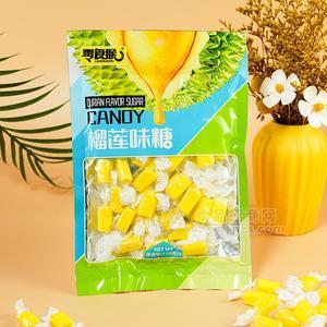 零食猴榴莲味糖休闲食品120g