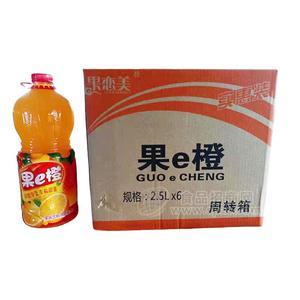 果戀美果e橙果味飲料2.5LX6瓶