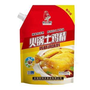 鮮三鮮火鍋土雞精帶嘴袋裝雞精調(diào)味料454克