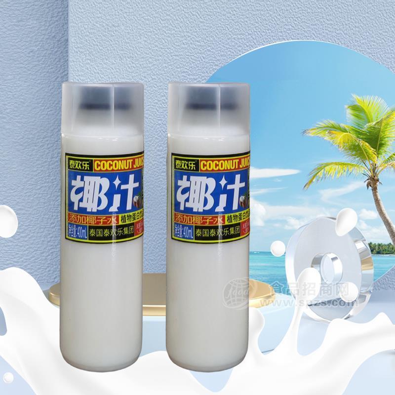 泰欢乐椰汁植物蛋白饮料瓶装招商400ml
