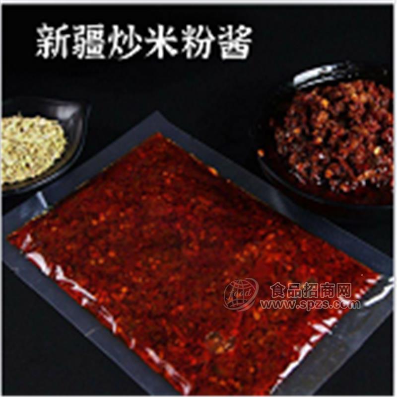 连锁餐饮新疆炒米粉酱料工厂 爆辣牛肉炒米粉酱贴牌