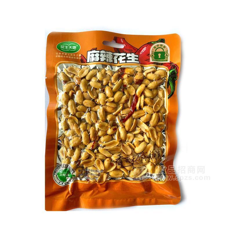 ·花生天地麻辣花生休闲食品150g 