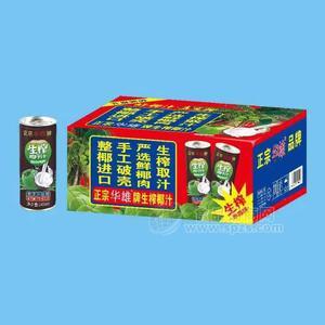 华雄牌生榨椰汁植物蛋白饮料