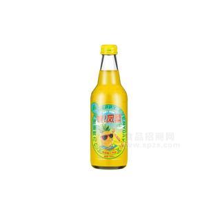 歡喜潮飲鳳梨味含氣果汁飲料358ml