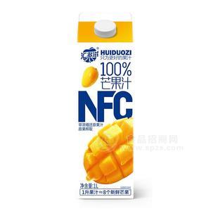 汇多滋芒果汁NFC非浓缩还原果汁1L