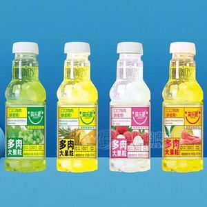 简乐派多肉大果粒复合果汁饮料450mL