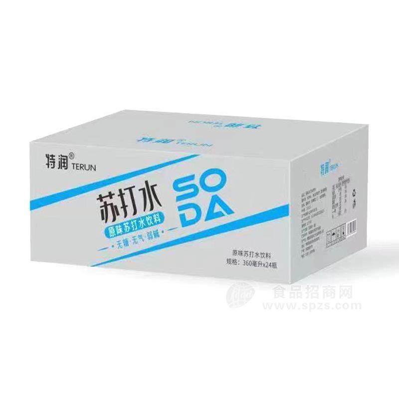 ·特润原味苏打水饮料360mlx24瓶 