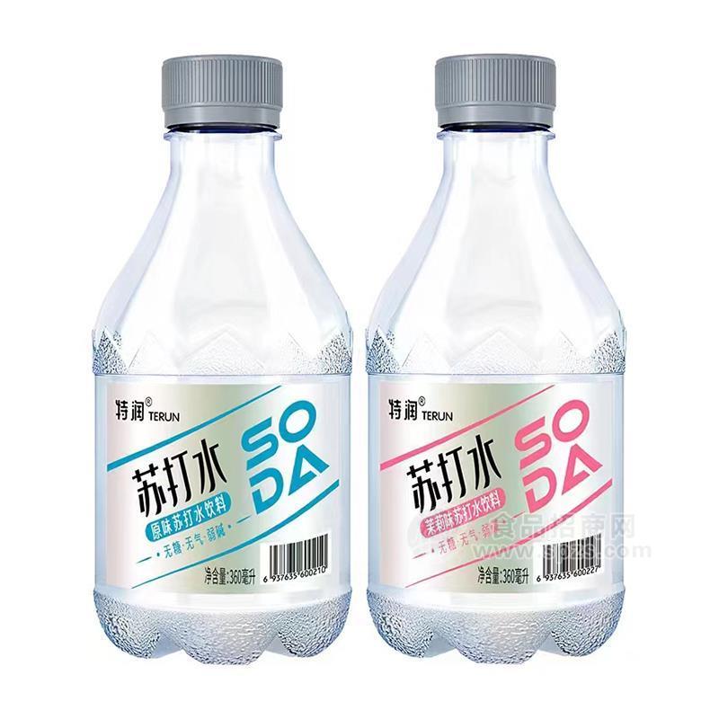 ·特润原味茉莉味苏打水饮料360ml 