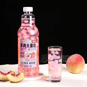 拙源多肉大果粒蜂蜜桃桃果汁飲料1.25L