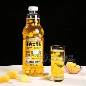 拙源多肉大果粒蜂蜜菠萝果汁饮料1.25L