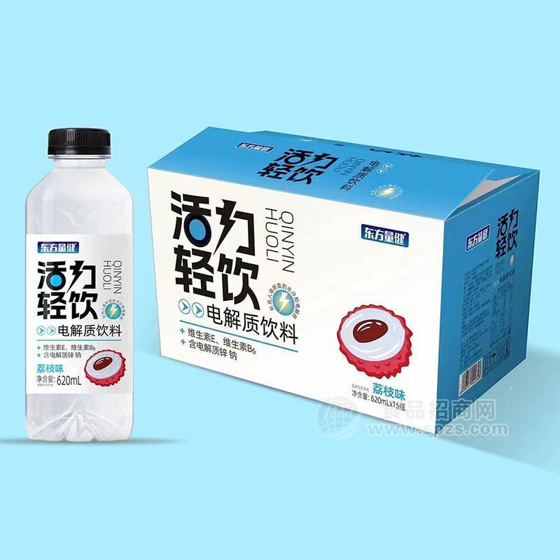 東方量健活力輕飲荔枝味電解質(zhì)飲料620ml