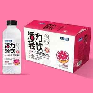 东方量健活力轻饮西柚味电解质饮料620ml