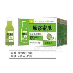 九州華洋原漿密瓜果汁飲料450mlx15瓶