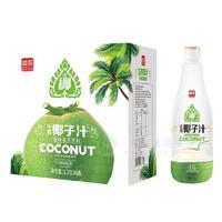 禧晏生榨椰子汁植物蛋白饮料1.25Lx6瓶