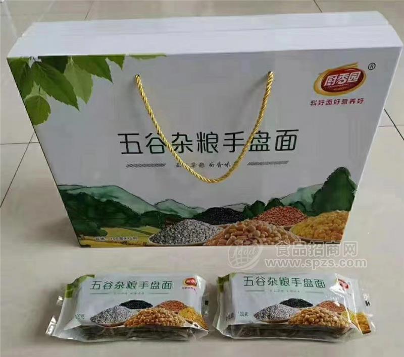 廚香園五谷雜糧手盤面方便食品100g