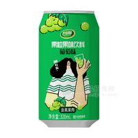 台椰葡萄味果粒果味饮料320ml