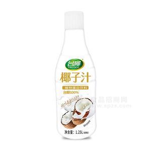 臺(tái)椰椰子汁植物蛋白飲料風(fēng)味飲料招商1.25L