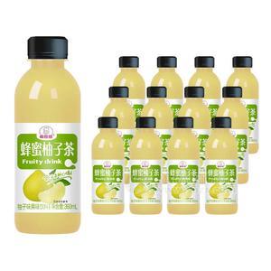 俊妞妞蜂蜜柚子茶柚子味果味飲料360mlx12瓶