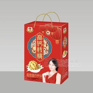 高钙核桃植物蛋白饮料手提礼盒装招商