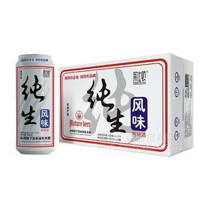 莱仕顿纯生风味熟啤酒500mlx24罐