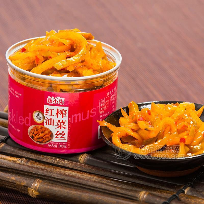 蔬小柒红油榨菜丝酱腌菜300g