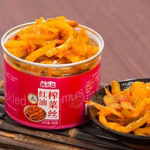 蔬小柒红油榨菜丝酱腌菜下饭菜300g