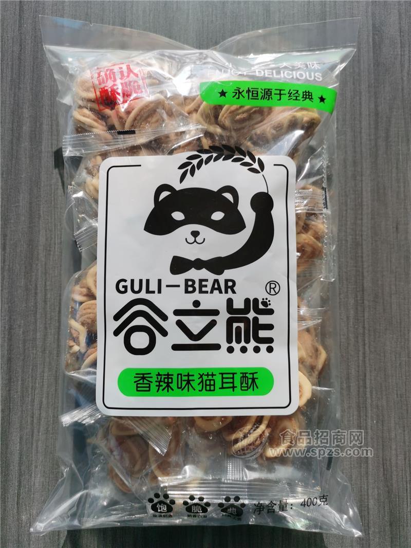 ·谷粒熊香辣猫耳酥 