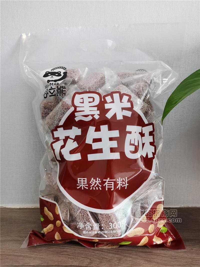 ·谷粒熊黑芝麻花生酥 