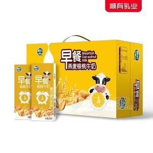 顺有早餐燕麦核桃牛奶复合蛋白饮品250ml