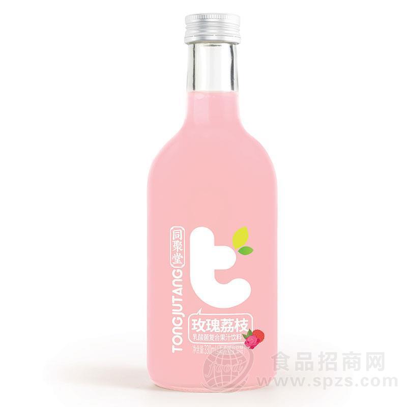 米奇玫瑰荔枝乳酸菌复合果汁330ml