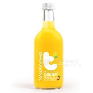米奇芒果百香果乳酸菌复合果汁330ml