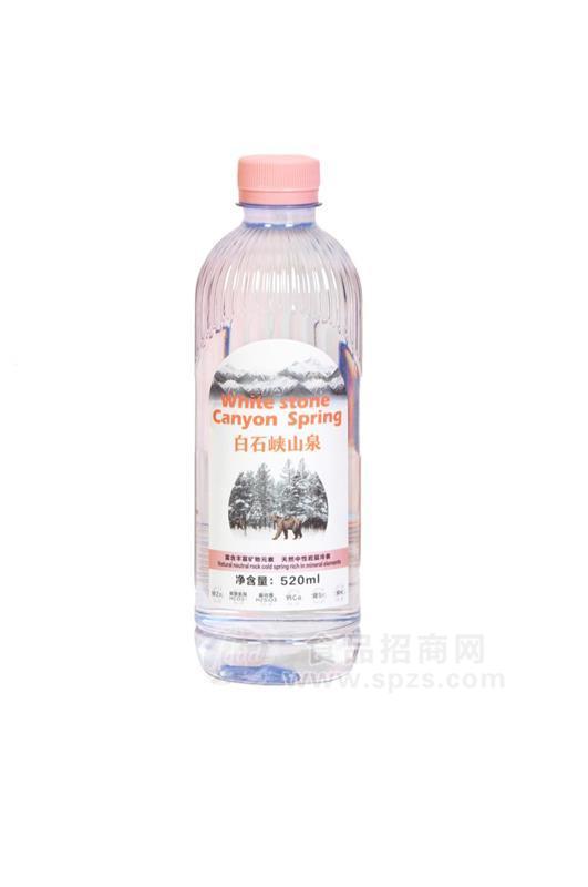 白石峽山泉水飲用水520ml