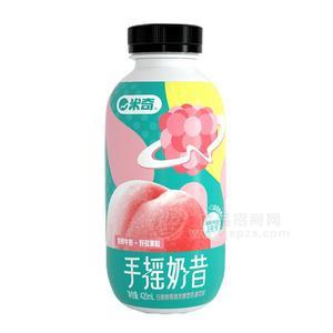 米奇手搖奶昔白桃樹莓發(fā)酵型乳味飲料420ml