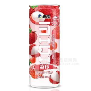 米奇荔枝復合果汁果肉飲料310ml