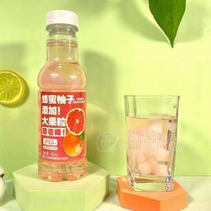 美汁言蜂蜜西柚汁飲料蜂蜜柚子果粒飲料450ml