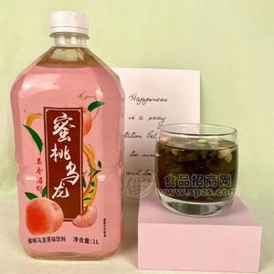 美汁言蜜桃烏龍茶味飲料1L