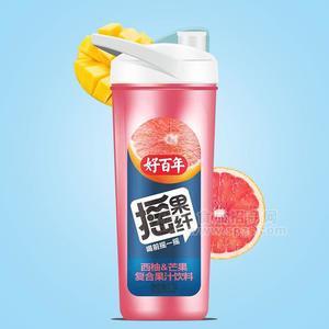 好百年摇果纤西柚芒果复合果汁饮料招商1.5L