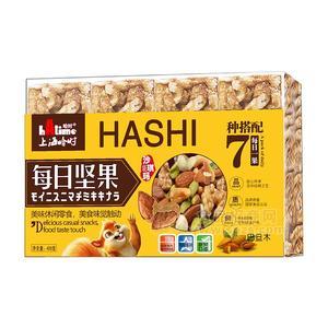 哈時(shí)每日?qǐng)?jiān)果巴旦木沙琪瑪烘焙食品400g