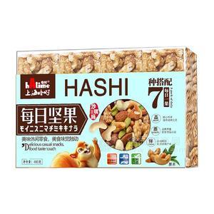 哈時(shí)腰果每日?qǐng)?jiān)果沙琪瑪休閑食品400g