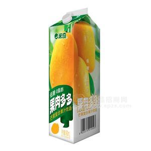 米奇果肉多多芒果復合果汁飲品980ml