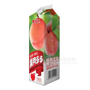 米奇果肉多多蜜桃復(fù)合果汁飲品980ml