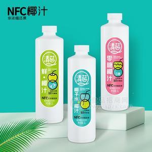 清蓝椰汁植物蛋白饮料1L