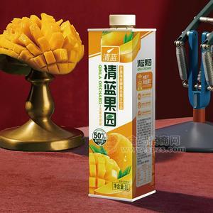 清藍(lán)果園芒果味發(fā)酵復(fù)合果汁飲品1L