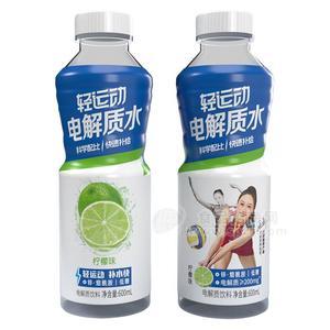 輕運動電解質(zhì)水檸檬味電解質(zhì)飲料600ml