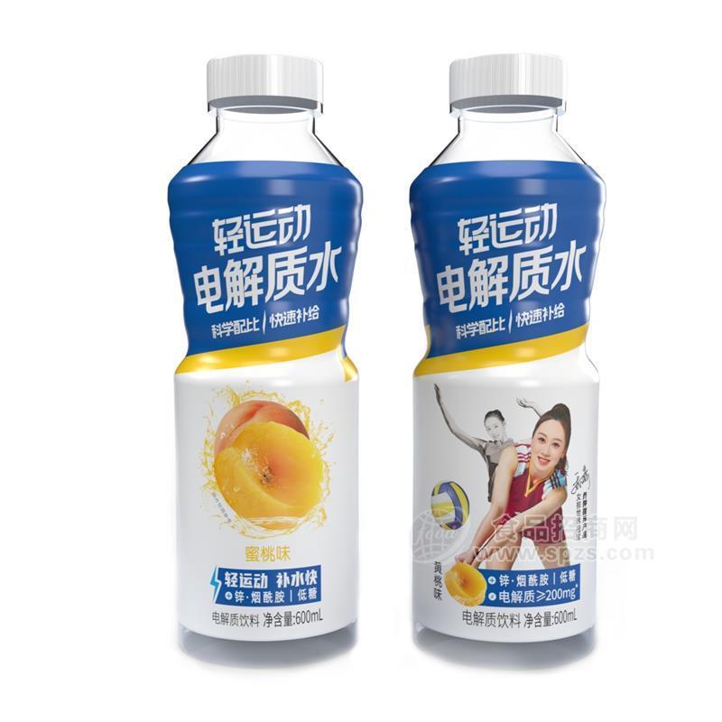 輕運(yùn)動(dòng)電解質(zhì)水蜜桃味電解質(zhì)飲料600ml