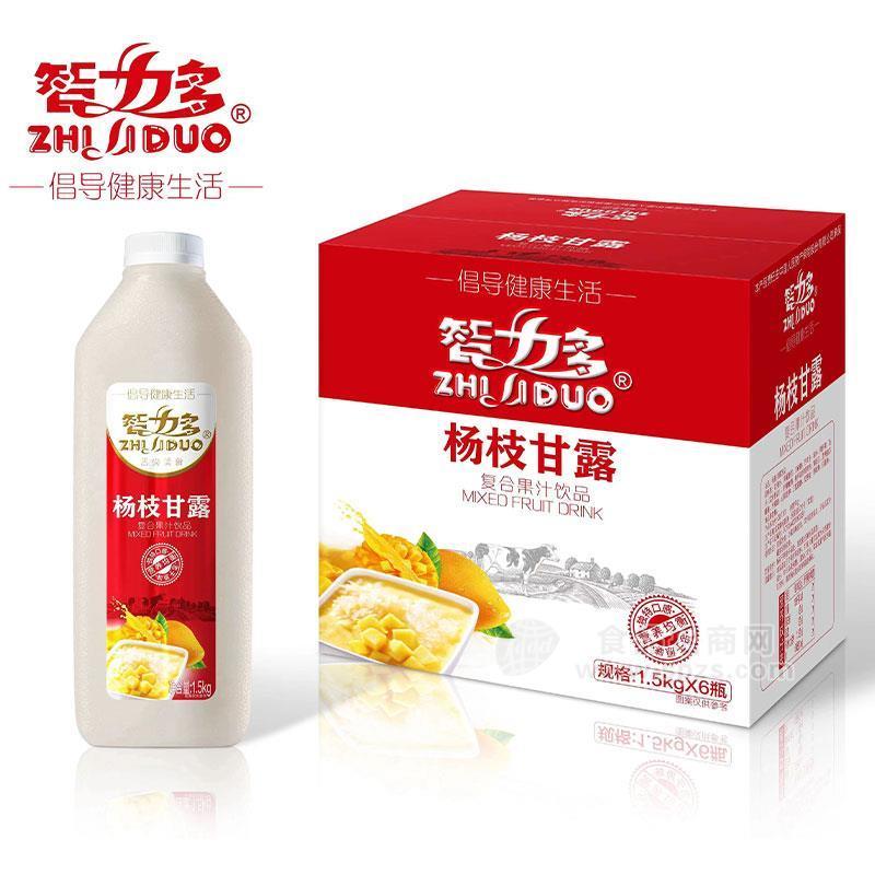 智力多杨枝甘露复合果汁饮品大瓶装1.5kgx6瓶