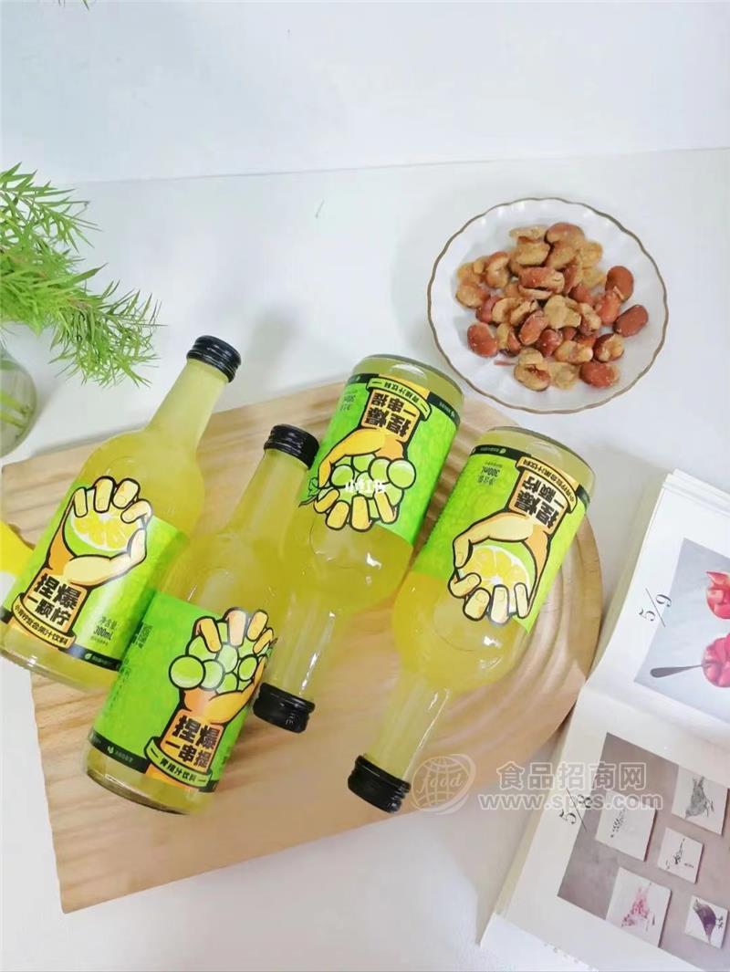 捏爆一串提青提果汁飲品450ml