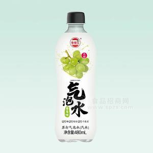 佳佳紅葡萄味蘇打氣泡水汽水480ml