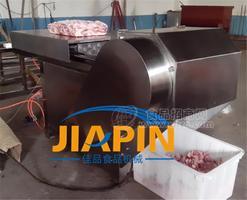 冻肉板切片机流水线，冻肉破碎机 每小时3吨