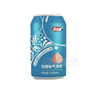 宏寶萊白桃味氣泡水330ml